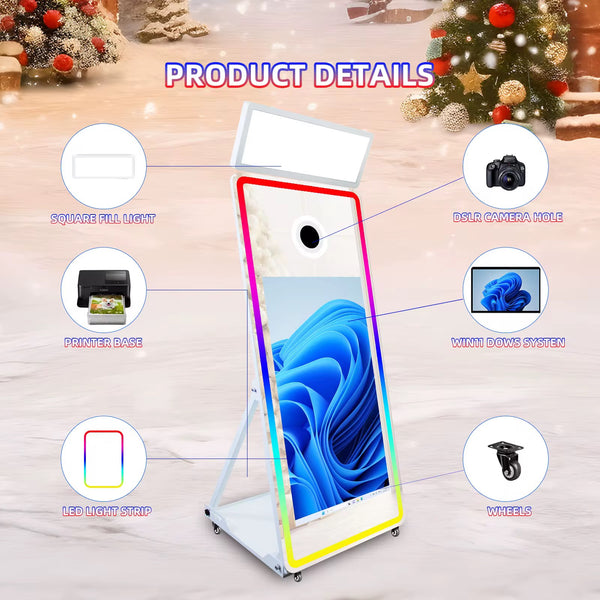 65” Magic Mirror Photo Booth