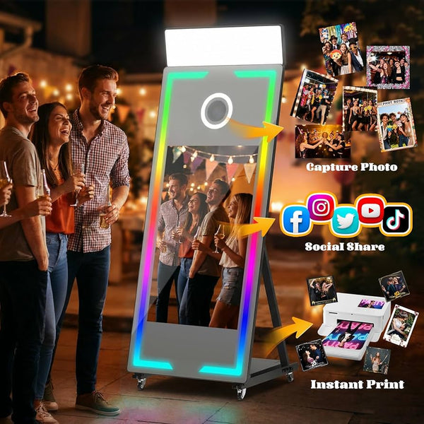 65” Magic Mirror Photo Booth