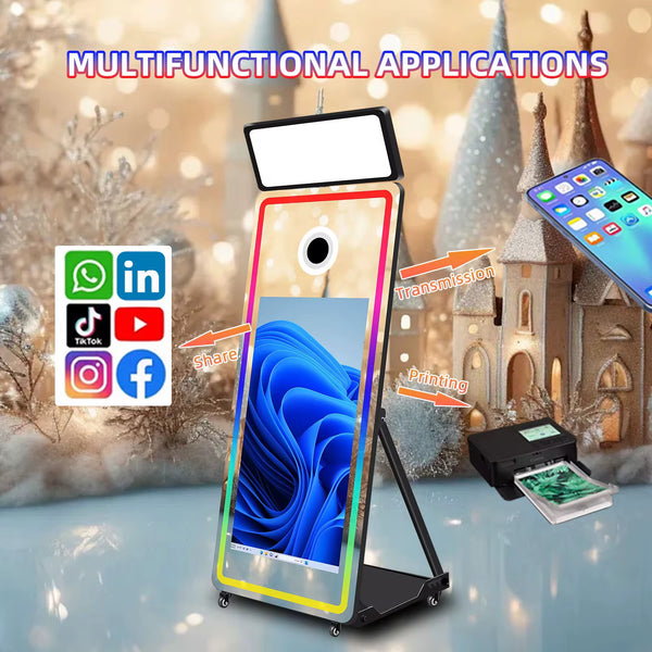 65” Magic Mirror Photo Booth