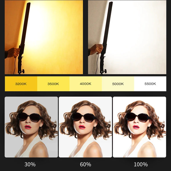 40CM LED Light Photography Studio LED Lighting Kit Adjustable Light with Light Stand Tripod Photographic Video Fill Light