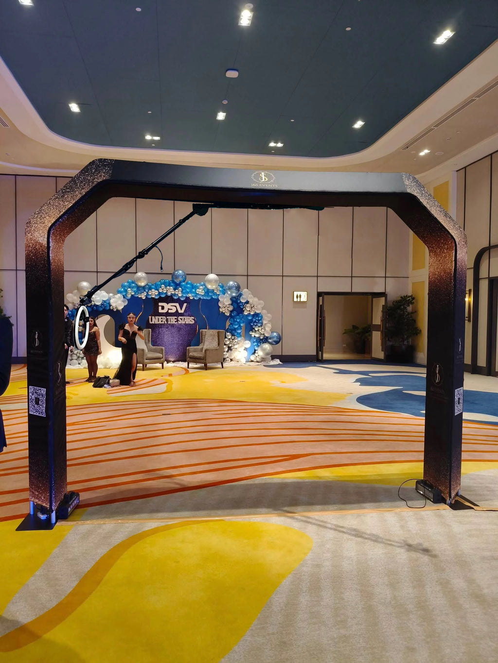 Overhead 360 Photo Booth w/ LEDs Compatible 3D 360 Video Booth Prix Plataforma Glass Accessories